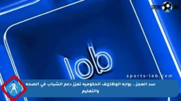 سد العجز.. بوابة الوظائف الحكومية تعزز دعم الشباب في الصحة والتعليم